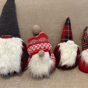Pottery Barn Holiday Gnome Set of 4